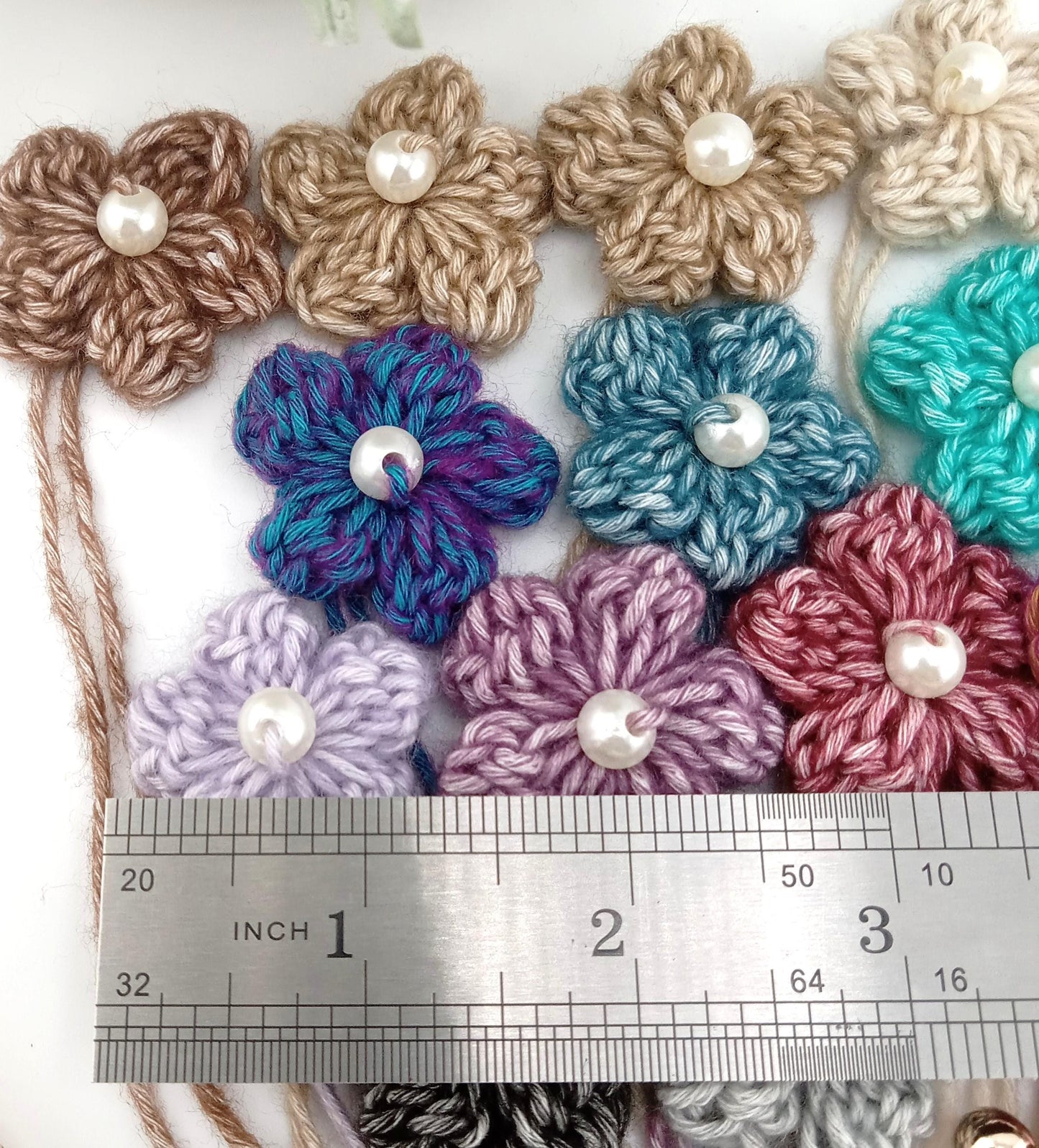 Amigurumi Bear Wallet – Handmade Polar Bear Coin Purse with Flower & Pearl – Cute Crochet Wallet Gift