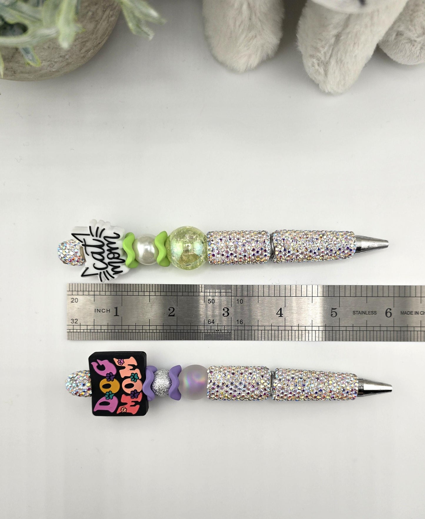 Mystery Gift Box Set, 3 products in one box, Beaded Pen, Straw Chain & Keychain Set – Handmade Gifts for Animal Lovers – Cute and Colorful Beaded Accessories