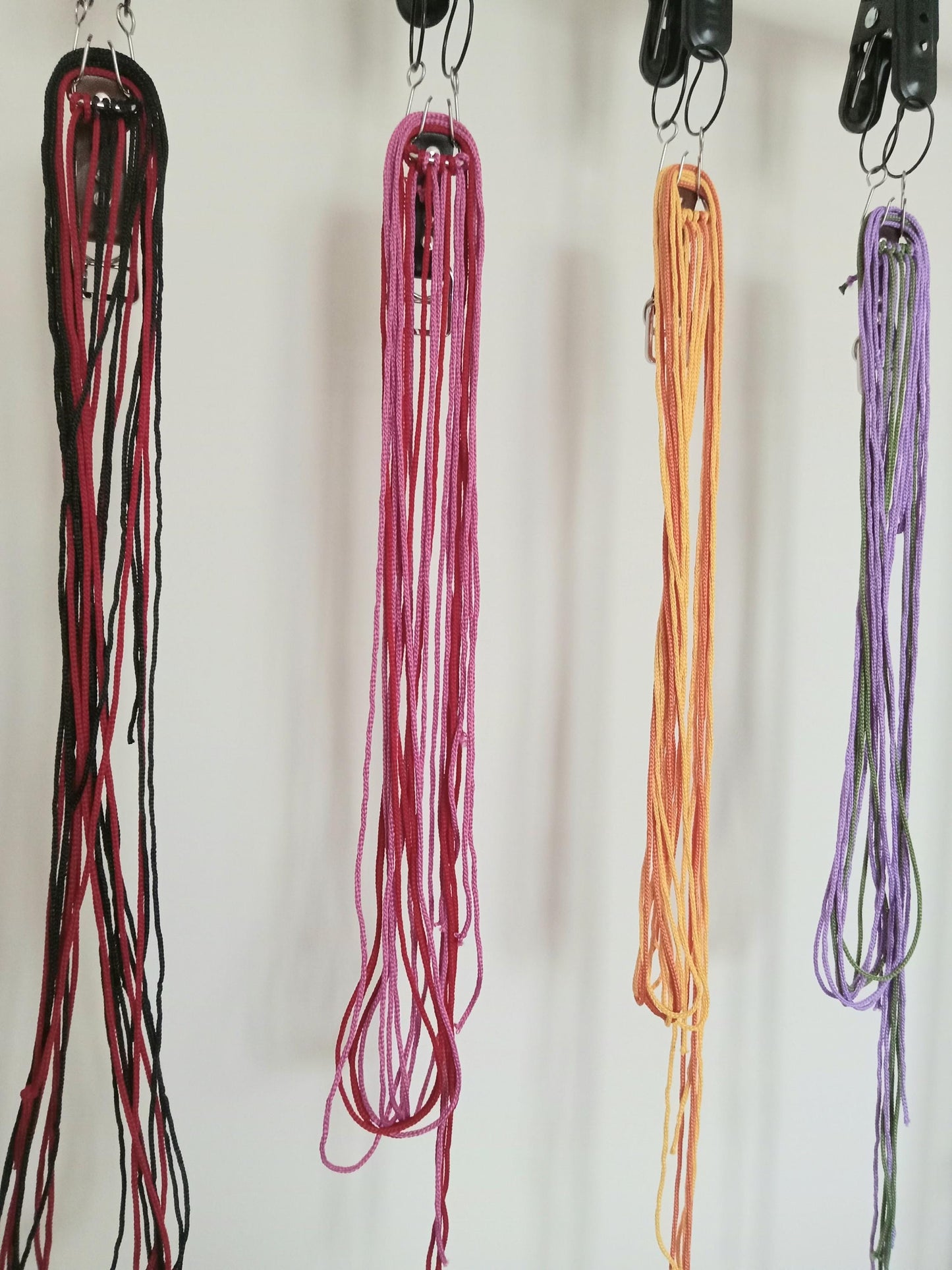 Designer Dog Collar, Unique Woven Dog Collar with Eco Leather, Cellestial design,  Adjustable Medium 14"-16"(35.5-40.5cm) neck size, Wide variety of colors