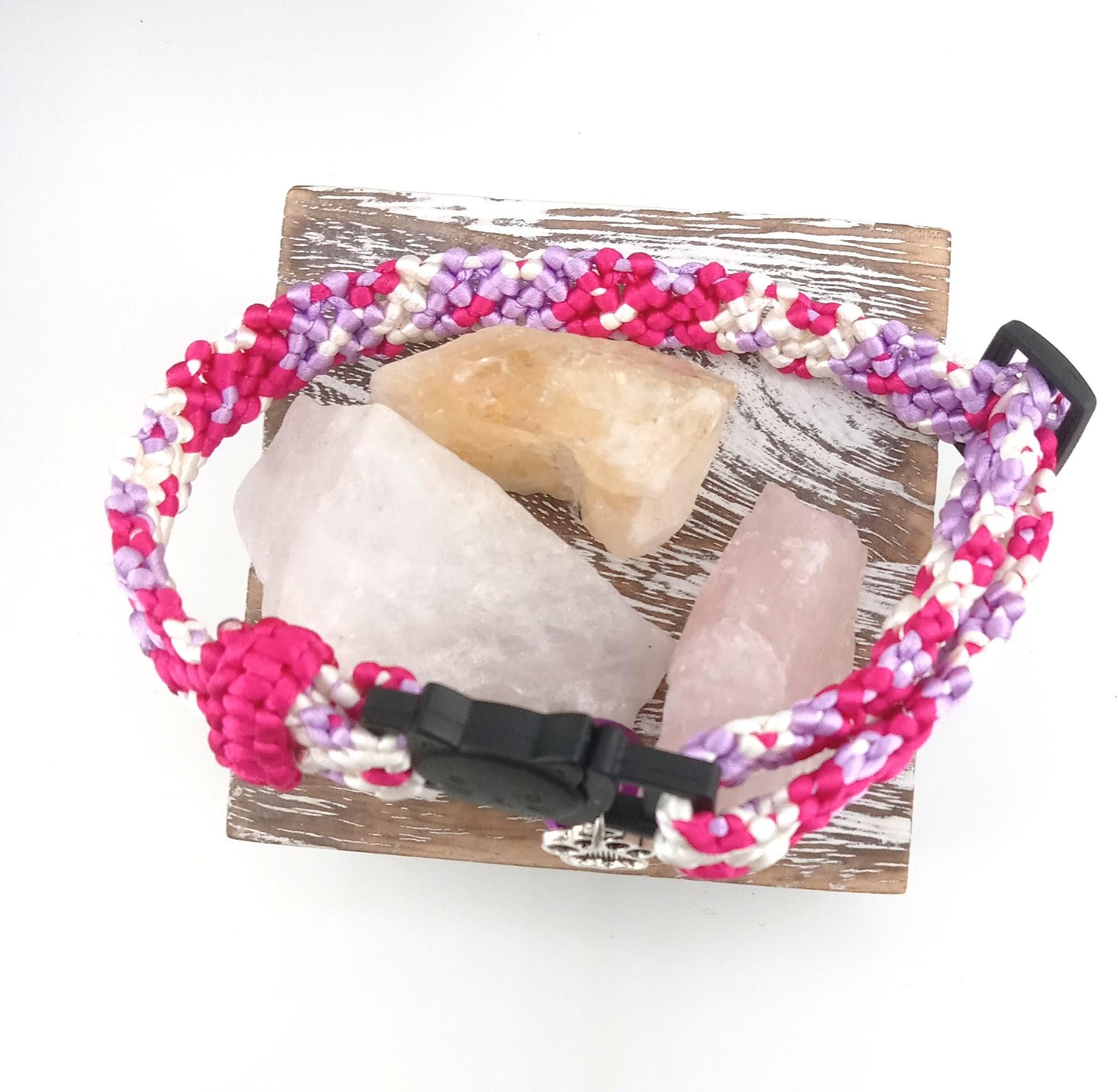 Designer Cat Collar: Woven Breakaway Cat Collars with Charm and Bell, Adjustable 8"-12"[20-30.5cm], Ideal for Girl Cats Male Cats, Kittens Puppies, Made with Kumihimo cord, Fits Most Cats, Wide variety of colors