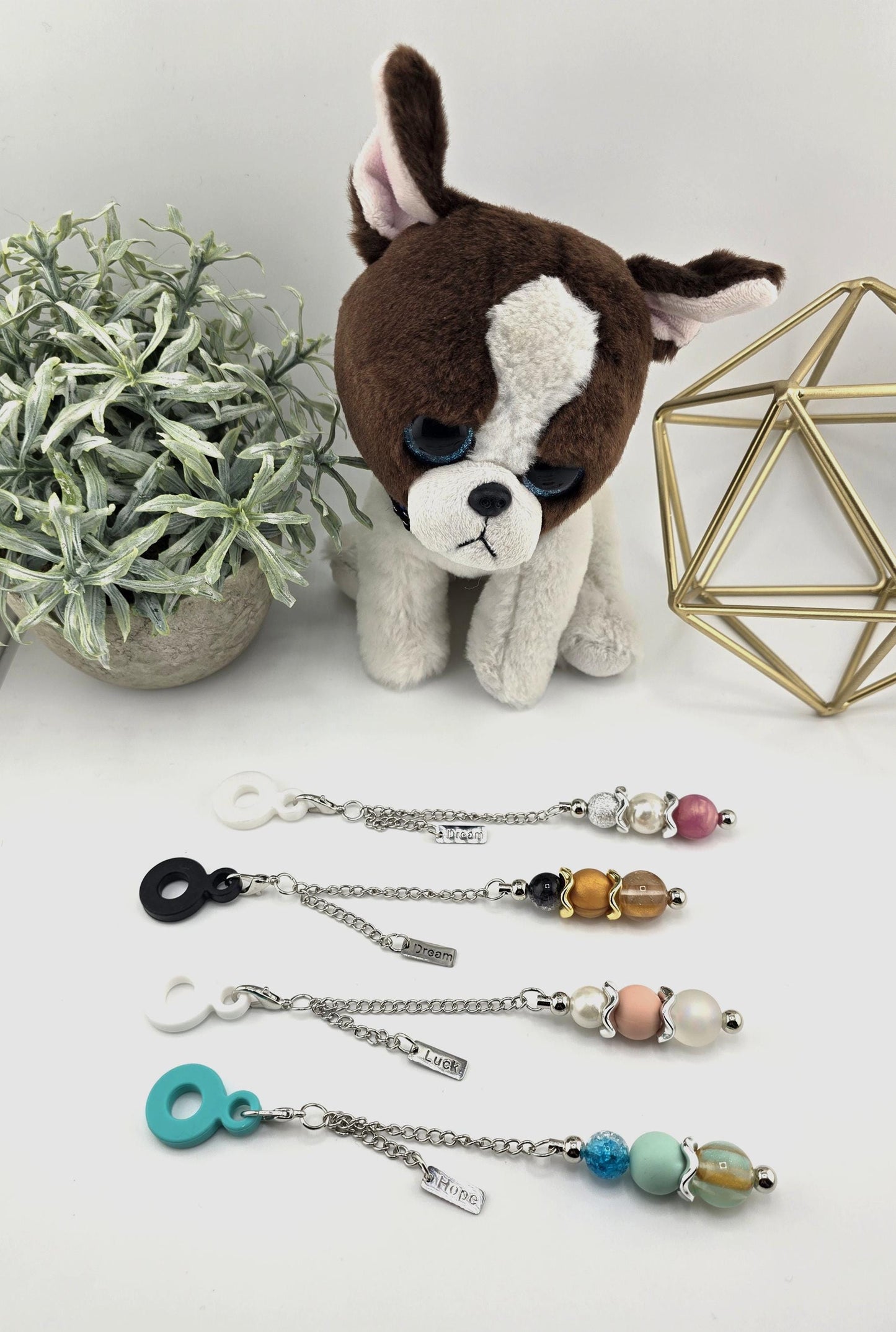 Mystery Gift Box Set, 3 products in one box, Beaded Pen, Straw Chain & Keychain Set – Handmade Gifts for Animal Lovers – Cute and Colorful Beaded Accessories